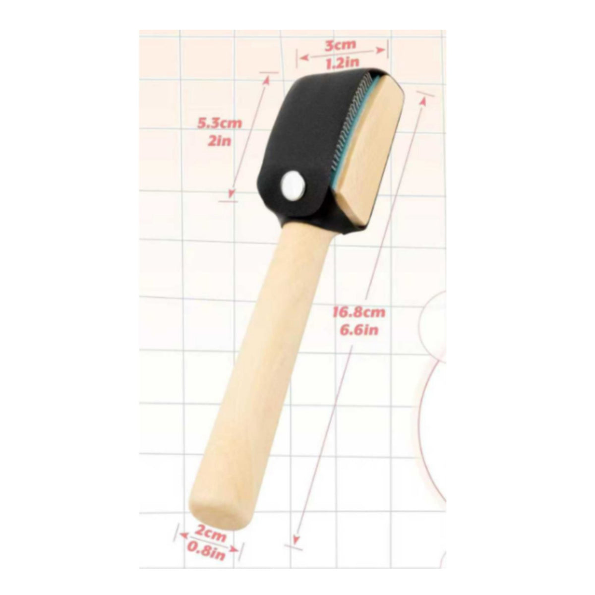 2 Pieces Ballet Shoe Brush Easy to Clean Sports Gear with Cover for Dancers