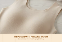 Fleece Lined Thermal Vest for Women, Warm, Winter