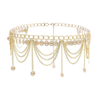Layered Waist Chain Draped Accessory Fringe for Beachwear