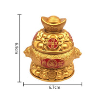 Treasure Bowl Prosperity Wealth Bowl Decoration Good Luck for Desk, Shop Owners