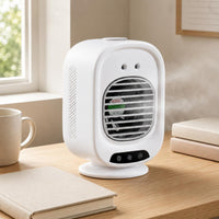 Desktop Mist Fan 3 Speed Portable Misting Fan Quiet Function for Office Workers