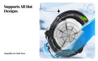 White Hat Cooling Pad Helmet Cooling Insert Soft TPU for Inside Hats