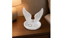 Angel Feather Jewelry Tray Glossy Winged Band Holder Solid Look