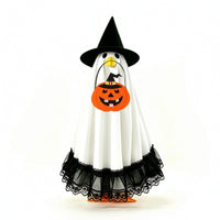 Porch Goose Costume with Pumpkin Bag Halloween Witch Costume with Pumpkin Bag