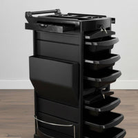Lockable Salon Storage Effortless Cart to Move Salon Trolley Cart Space Saving Hair Stylist Trolley for Hairdressers, Barbershop