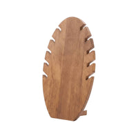 Shaped Jewelry Stand Unfinished Wood Necklace Holder Angled Base