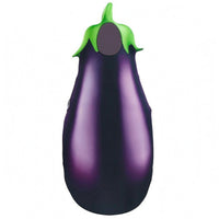 Violet Eggplant Costume Green Leafy Top Eggplant Costume Adult One-Size
