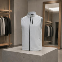 Lightweight Sport Vest Multi-Pocket Zippered Sport Waistcoat Stretch Material