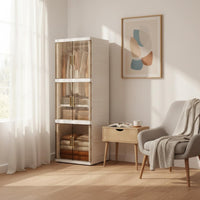 Foldable Clothes Wardrobe Installation-No-Assembly Freestanding Clothes Storage