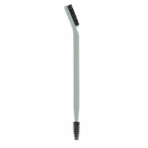 Angled Eyebrow Brush 2-in-1 Eyebrow Brush with Spoolie Easy to Clean for Travel