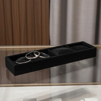 Luxurious Jewelry Display Tray Scuff Protection Watch Pillow Display Case Bracelet Storage Organizer Great Gift for Drawer