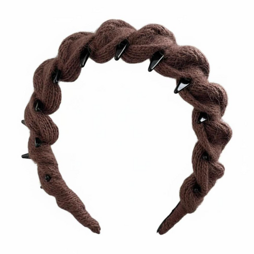 Headband, Non-Slip Zig Hair Band, Soft Plush, Women, Winter