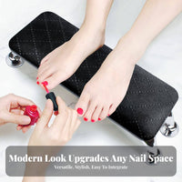 Soft and Comfortable Manicure Hand Rest Pillow Ergonomic Design Nail Tech Hand Cushion Easy to Clean for Manicurists, DIY Enthusiasts, Home