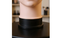 Bald Female Mannequin Head Polished Surface Female Display Head