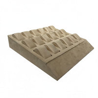 Slanted Watch Display Tray Multi-Row 18 Slot Watch Tray Raised Cushions Accessory Storage