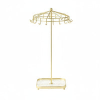 18-Hook Jewelry Stand Detachable Jewelry Stand with Tray for Dresser, Boutique