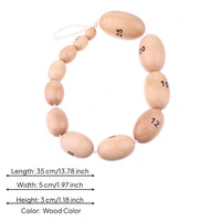 Engraved Bead Gauge Looped Cord Health Instrument Polished