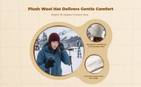 Knit Cap Soft Ski Hat Warm Winter Unisex