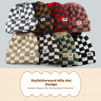 Unisex Winter Beanie Thick Knit Hat Warm Relaxed Style