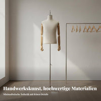 Men's Suit Display Stand Easy to Assemble Male Torso Mannequin for Showroom
