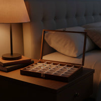 Wooden Jewelry Box Multiple Compartments Compartment Jewelry Box for Dresser
