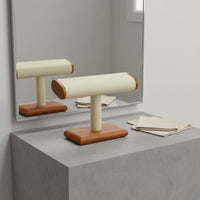 Horizontal-Bar Bracelet Holder Minimalist Design Horizontal-Bar Bracelet Scrunchie and Watch Stand Shop Owners