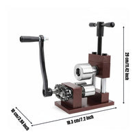 Hand Crank Rolling Mill 2-in-1 Multifunction Band Press Bender Tool Heavy-Duty