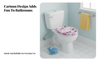 Easy Installation Cartoon Toilet Seat No Slamming Quick Release Toilet Seat Heavy Duty Bathroom Hardware for Children, Homeowners, DIY Renovators, Home, Restroom