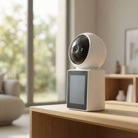 Communication System with Indoor Monitor High Resolution Tabletop Monitor with Camera Visual Communication System Camera