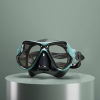 Tempered Glass Snorkel Set Easy Breathing Anti-Fog Diving Mask for Snorkeling