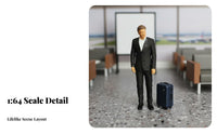 1:64 Scale Figure Highly Detailed 1/64 Human Figure Miniature Person Model Realistic Features Miniature Scene People Figurine