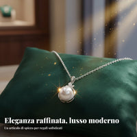 Simulated Pearl Necklace Light Luxury Butterfly Pearl Drop Elegant Design