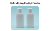 Refillable Perm Lotion Foamer Bottle Soft Squeezable Body Press Foam Bottle Measurement Markings for Salon Professionals, Barbershop, Home
