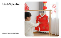 Kids Tang Suit Vest, Thickened, New Year, Christmas, Performance, Unisex