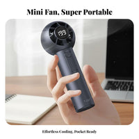 199 Speeds Handheld Mini Fan Lightweight High Speed Personal Fan Pocket-Sized for Travelers
