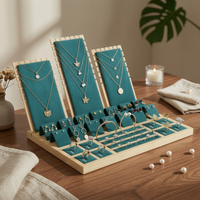 Earring Display Stand Wooden Earring Display Board Multi Opening