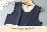 Warm Sleeveless Vest Men's Fleece Winter