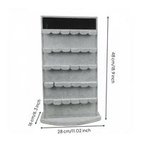 Rotating Earring Display Stand Space Saving Rotating Jewelry Revolving Stand