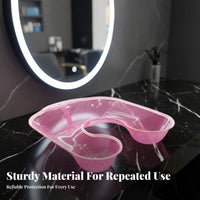 Prevents Spills Hair Perm Neck Tray Thickened Design Shoulder Water Collect Ing Basin Soft Textile Border for Barbers, Clients