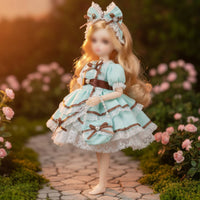 Bjd Doll Dress Set Matching Accessories Lolita Doll Dress Outfit Coordinate And
