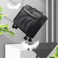 Rolling Makeup Case Hard-Sided Luggage Portable for Weekend Trips, Beauty Lovers