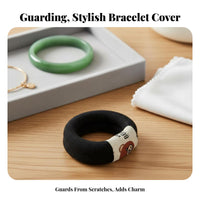 Anti-Scratch Jewelry Protection Sleeve High Elasticity Elastic Bangle Cover Soft Feel for Women, Daily Wear, Housework, Sports