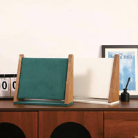 Wooden Necklace Display Stand Freestanding Wooden Jewelry Stand Stable Base