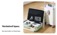 Multi-Function Hardside Luggage 360° rollers Suitcase TSA-Approved Lock