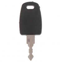 Plastic-Head Key Oval Slot Notched Key Ready to Cut