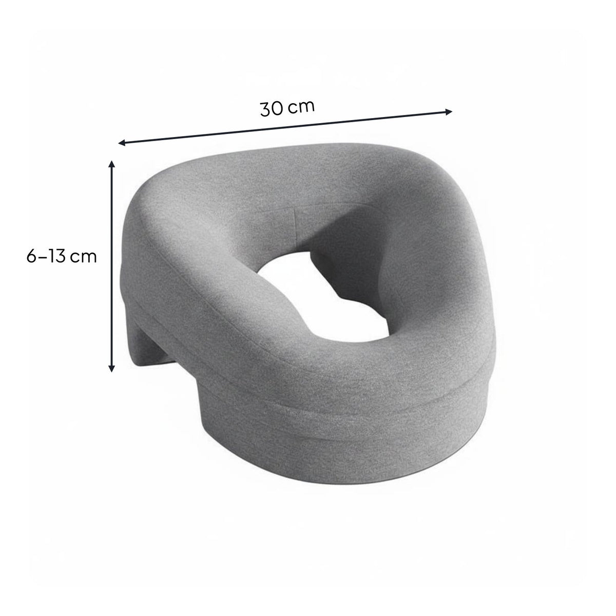 T-Shaped Face Rest Pressure Relief Memory Foam Face Pillow Breathable