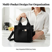 Multi-Pocket Utility Bag Multiple Carrying choices Shoulder Purse for Work, Moms