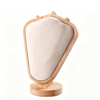 Pendant Display Stand Tabletop Wood Pendant Holder Visible