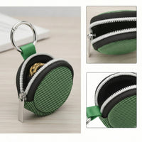 Mini Jewelry Pouch with Keychain Portable Organizer Firm for Travel, Daily Use