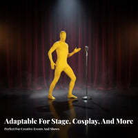 Fullfigure Skin Suit Face-Revealing Option Mock-Neck Full physiquesuit for Cosplayers